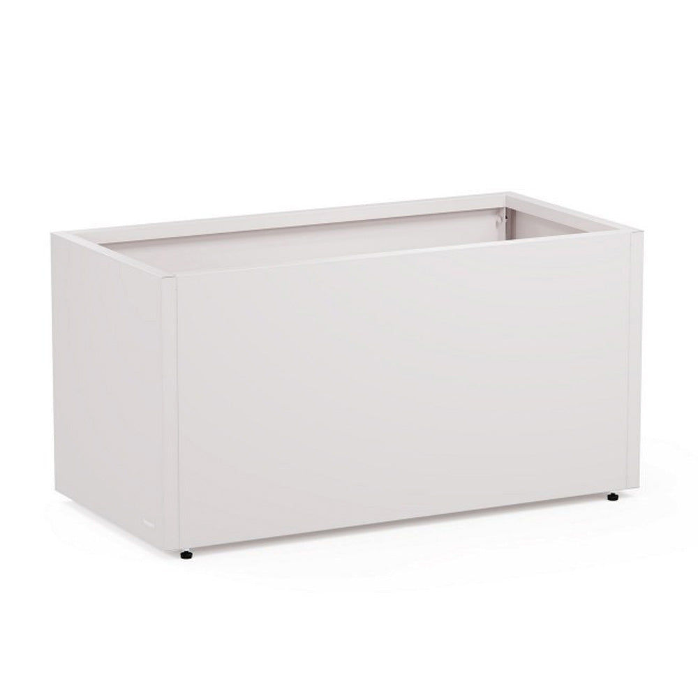 FIORIERA "PLANTER 50" IN METALLO 100X50X50CM BIANCO