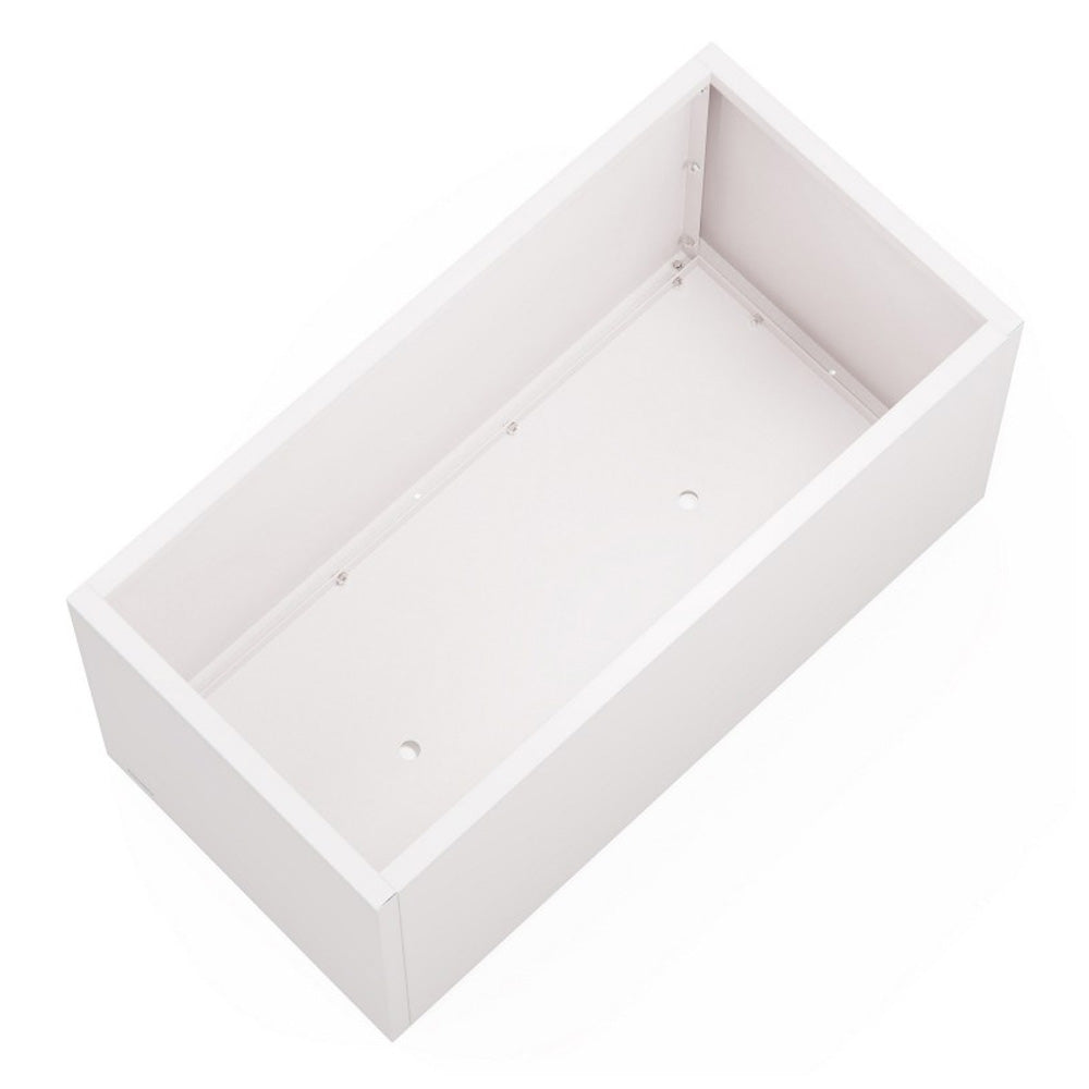 FIORIERA "PLANTER 50" IN METALLO 100X50X50CM BIANCO
