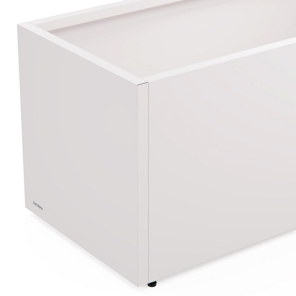 FIORIERA "PLANTER 50" IN METALLO 100X50X50CM BIANCO
