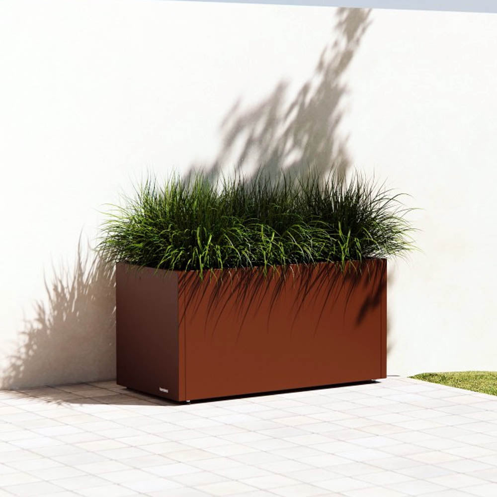 FIORIERA "PLANTER 50" IN METALLO 100X50X50CM CORTEN