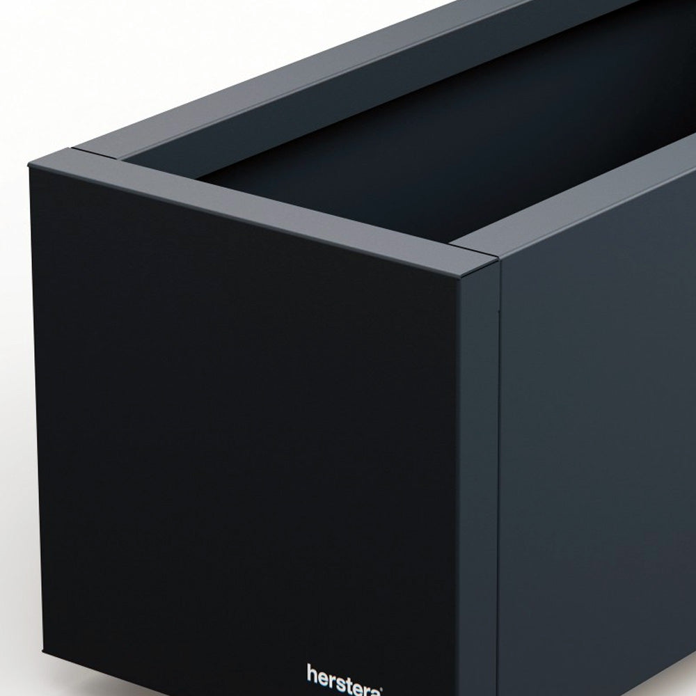 FIORIERA "PLANTER BALCONY" IN METALLO 100X25X25CM ANTRACITE