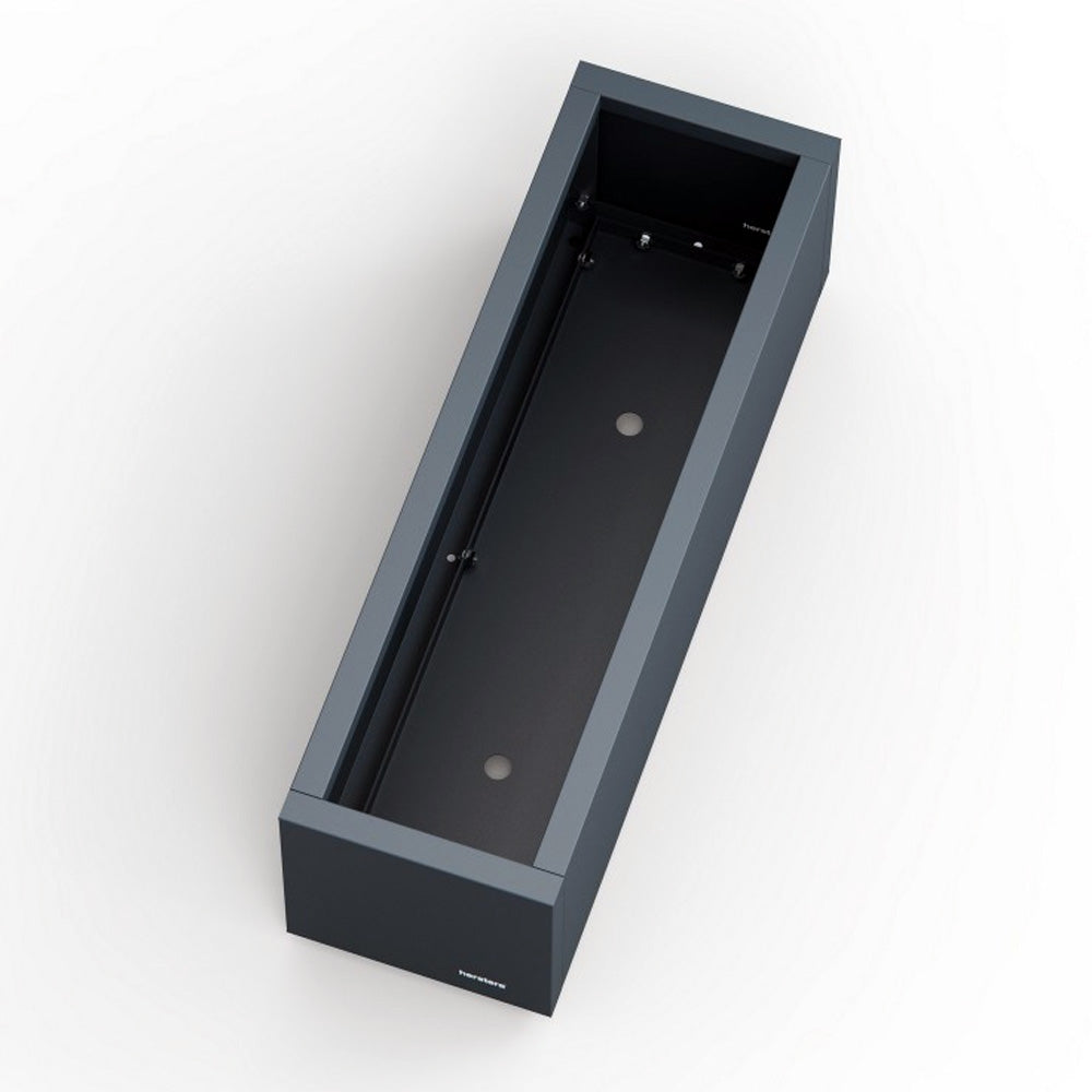 FIORIERA "PLANTER BALCONY" IN METALLO 80X25X25CM ANTRACITE