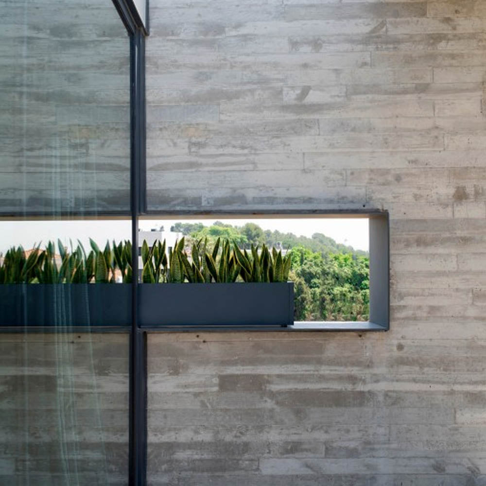FIORIERA "PLANTER BALCONY" IN METALLO 80X25X25CM ANTRACITE