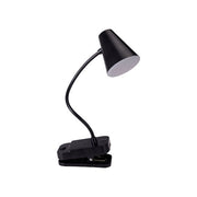 Lampada da scrivania LED con clip e braccio flessibile 38x10x5 cm Colore assortito Bianco o Nero