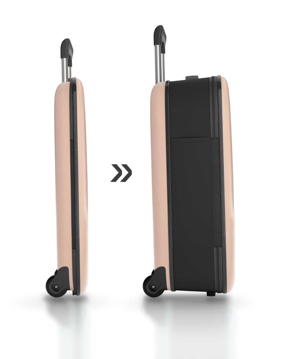 VALIGIA VEGA FLEX TROLLEY CABIN ROSA SMOKE