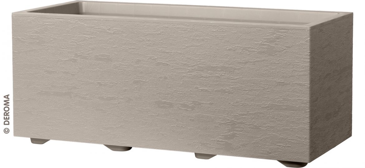 VASO CASSETTA GRAVITY 59X25X25 GRIGIO CHIARO