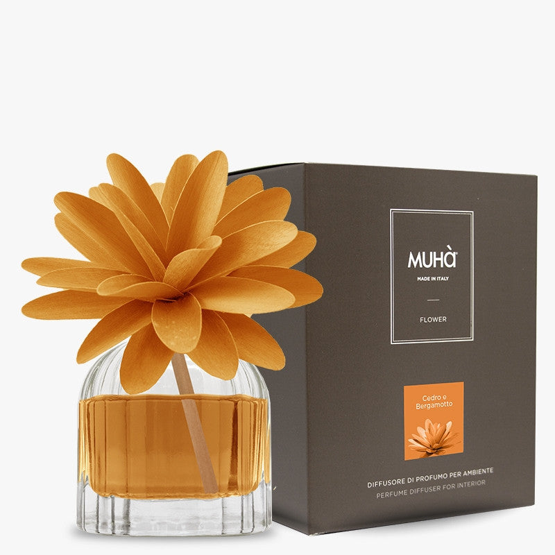 PROFUMATORE D'AMBIENTE FLOWER DIFFUSER CEDRO E BERGAMOTTO 60ML