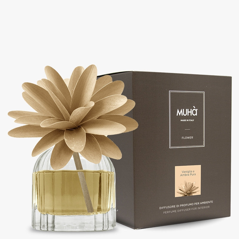 PROFUMATORE D'AMBIENTE FLOWER DIFFUSER VANIGLIA E AMBRA PURA 60 ML