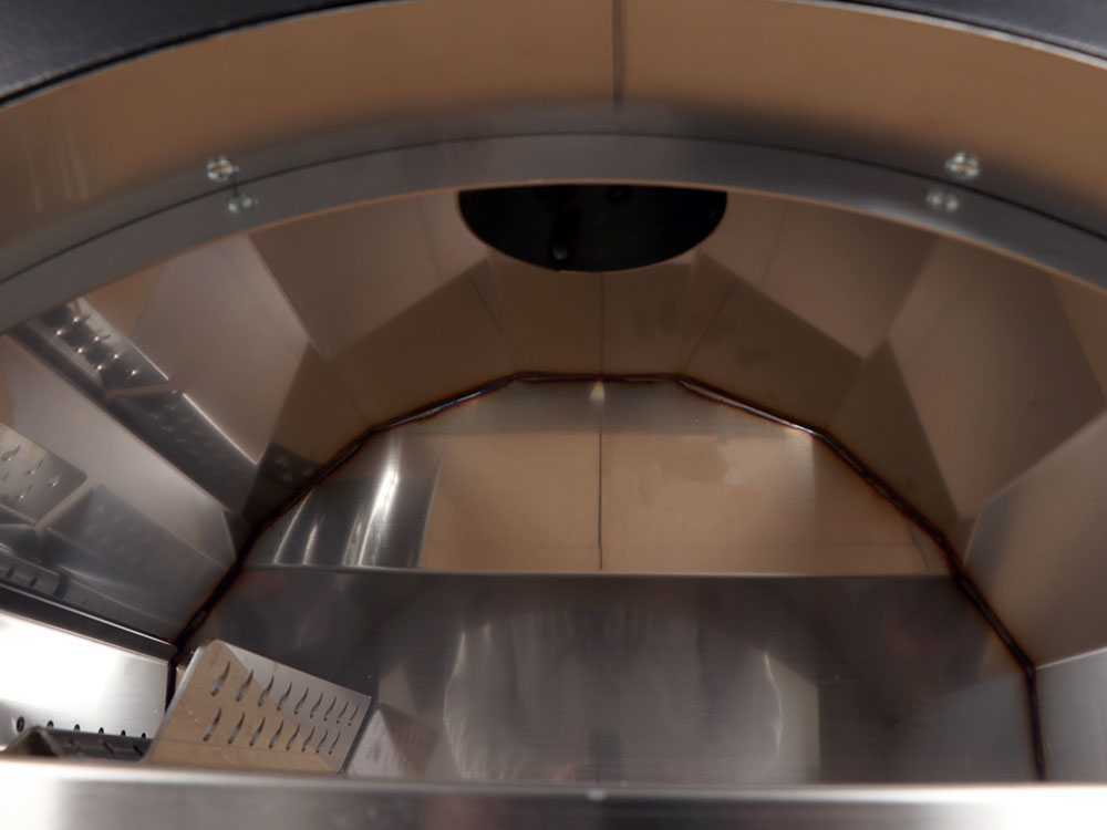 Forno a legna Capri 96x93x191 cm Antracite FONTANA FORNI