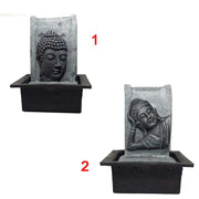 FONTANA PER INTERNI BUDDHA CON LED 18.5X21X28 CM