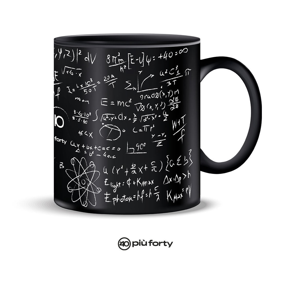 TAZZA MUG IN CERAMICA FORMULE MATEMATICHE PIU' FORTY