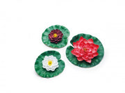 SET 3PZ NINFEE ARTIFICIALI COLORI E MISURE ASSORTITI PONDOLILY