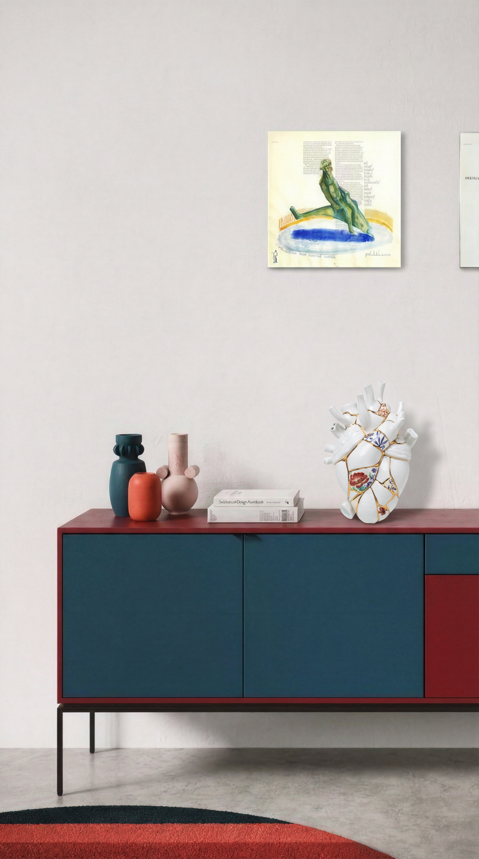 Vaso Decorativo Love in Bloom Kintsugi Cm165x9 h25 SELETTI