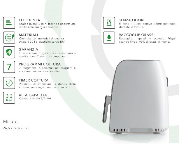 FRIGGITRICE AD ARIA VIVO AIR FRYER