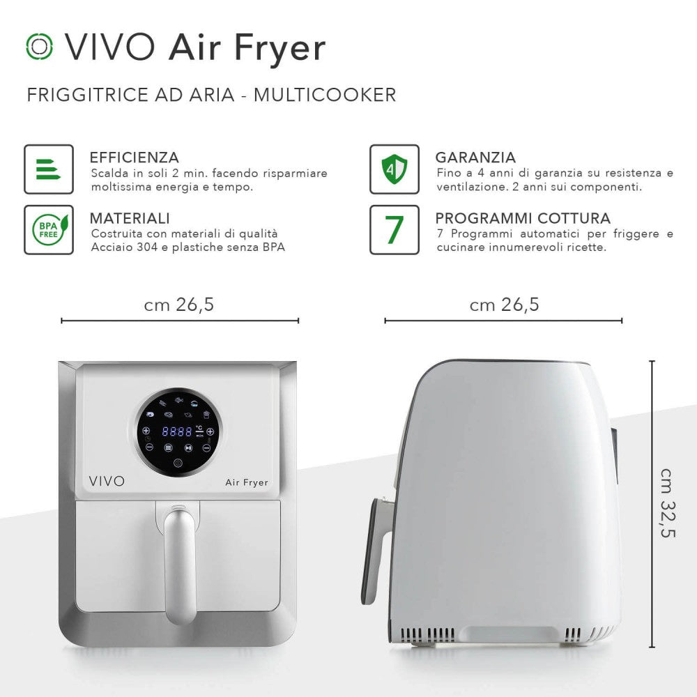 FRIGGITRICE AD ARIA VIVO AIR FRYER