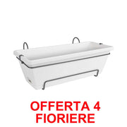 OFFERTA 4 FIORIERA BARCELONA ALLIN1 50CM WHITE