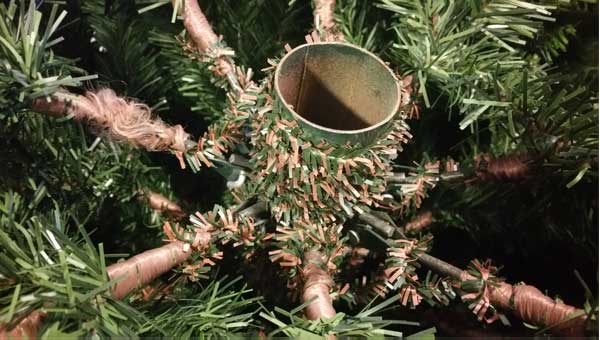 ALBERO DI NATALE ABETE CON PIGNE 480CM