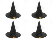 OFFERTA 4 CAPPELLI DA STREGA DI HALLOWEEN 38CM