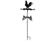 SEGNAVENTO GALLO IN METALLO 134CM