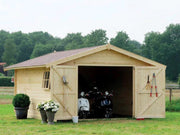 GARAGE 3054 IN ABETE GREZZO NON TRATTATO 318X558 CM