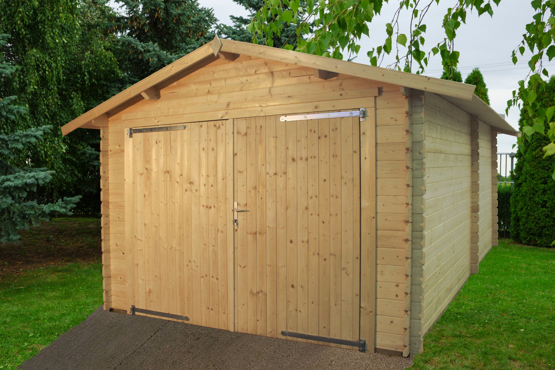 GARAGE ECO IN ABETE GREZZO NON TRATTATO 318X558 CM