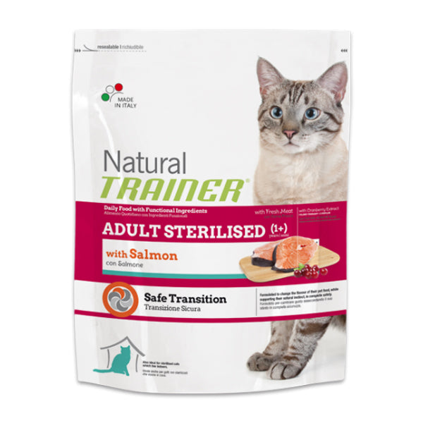 SACCO CROCCHETTE GATTO STERILIZZATO 3 KG SALMONE