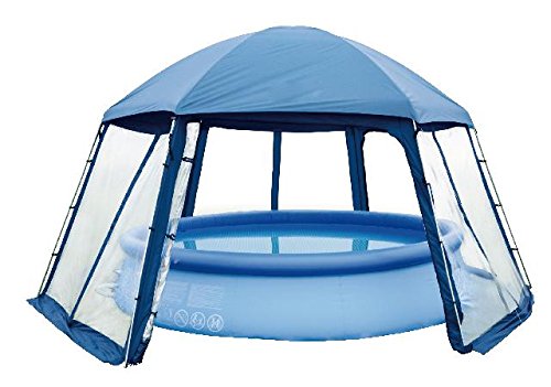 GAZEBO PER PISCINA PROTEZIONE DAL SOLE 5x4.33x2.50 M