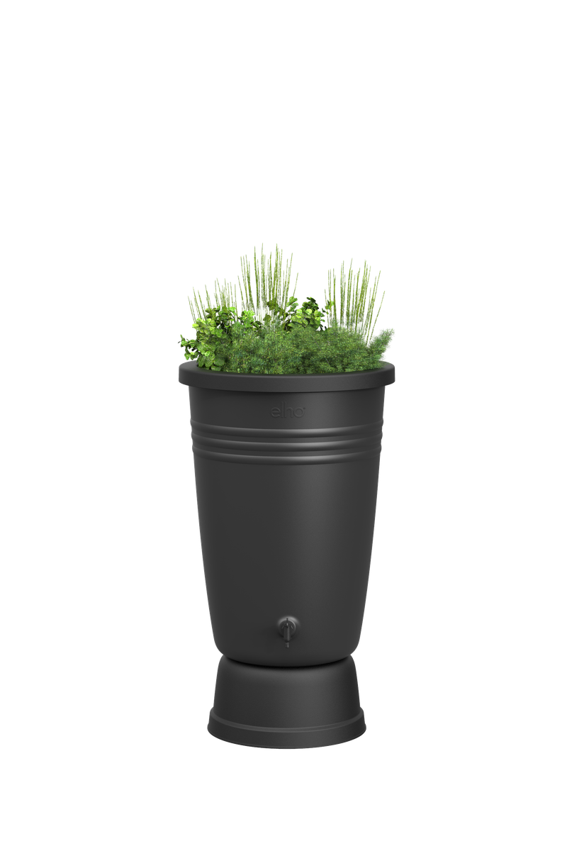 Recuperatore d'Acqua Piovana Green Basics Rainbarrel Plus 110L Living Black Elho