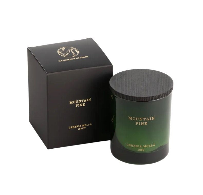 Cereria Molla Candela Natalizia Artigianale Mountain Pine 230 g