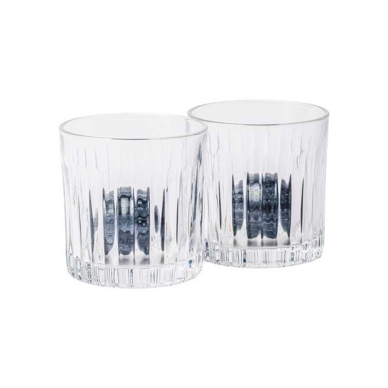 SET DA WHISKY 2 BICCHIERI + 2 PIETRE