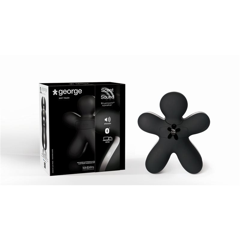 OFFERTA GEORGE DIFFUSORE ELETTRONICO SPEAKER BLUETOOTH NERO +1 CONFEZIONE DI CIALDE