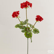 GERANIO RAMO ARTIFICIALE H70CM ROSSO