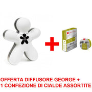 OFFERTA GEORGE DIFFUSORE ELETTRONICO SPEAKER BLUETOOTH BIANCO +1 CONFEZIONE DI CIALDE
