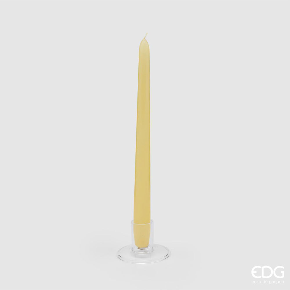 CANDELA A STELO CONO GIALLA D.2,2 H.28 EDG