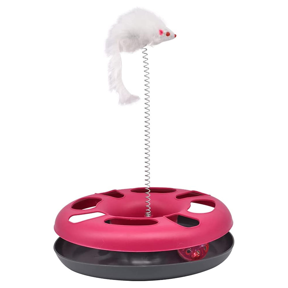 GIOCO PER GATTI 3 IN 1 CRAZY CAT DONUT COLORI ASSORTITI