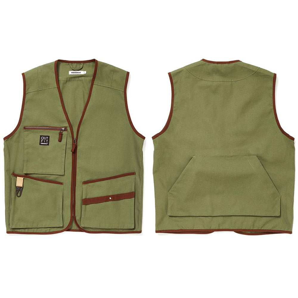 GILET UOMO VERDE OLIVA TG.M CORNIOLO  VERDEMAX