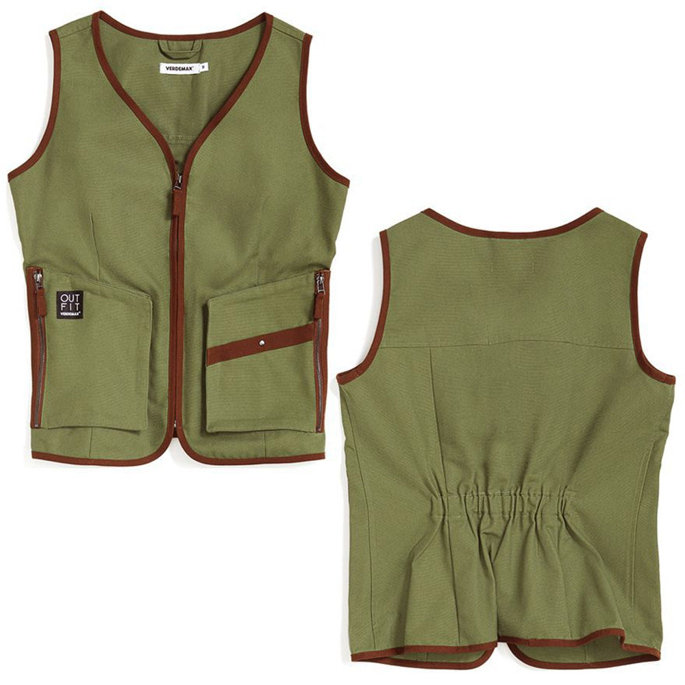 GILET DONNA VERDE OLIVA TG.L ROVERELLA