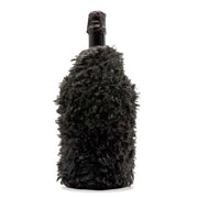 GLACETTE MORBIDA RAFFREDDA BOTTIGLIE CON PELLICCIA NERA