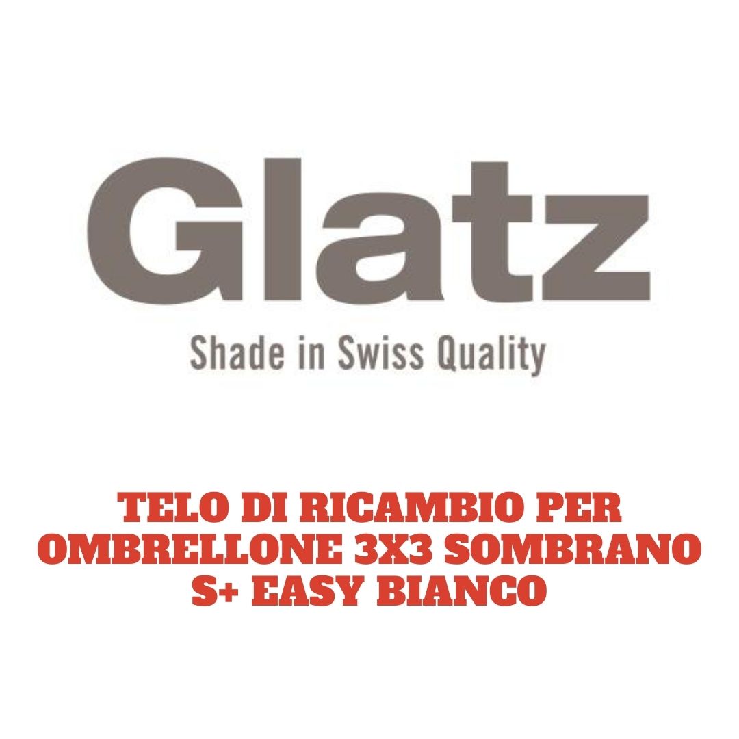 TELO DI RICAMBIO PER OMBRELLONE 3X3 SOMBRANO S+ EASY BIANCO