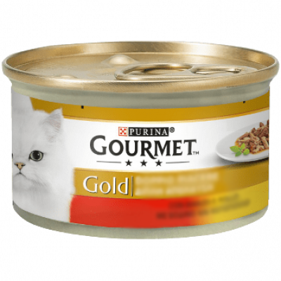 PURINA GOURMET GOLD CIBO UMIDO IN LATTINA PER GATTI GUSTO A SCELTA 85 GRAMMI