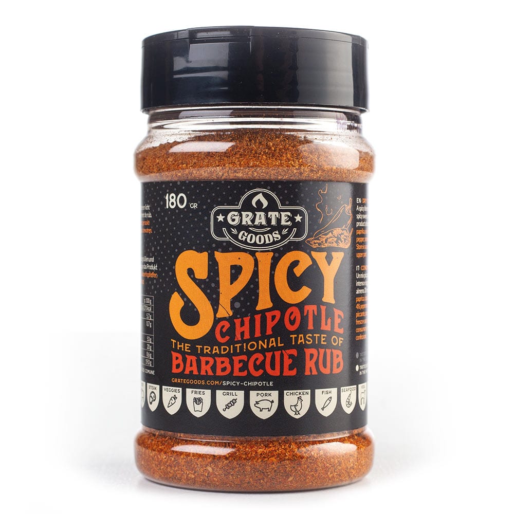 RUB PICCANTE SPICY CHIPOTLE BARBECUE 180GR