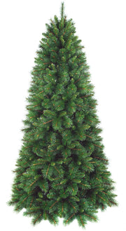 ALBERO DI NATALE 210CM GREEN PINE SLIM VERDE