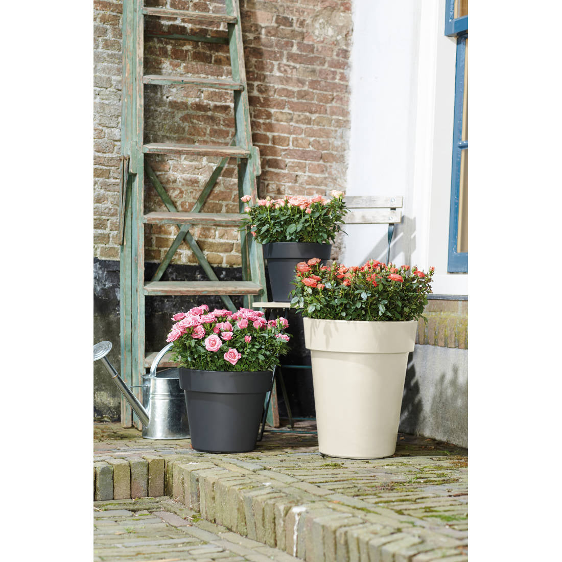 VASO GREEN BASICS TOP PLANTER HIGH 35CM COLORE A SCELTA