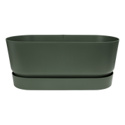 Fioriera con Ruote Greenville Terrace Trough 80cm Leaf Green Elho