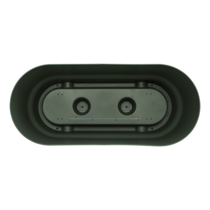 Fioriera con Ruote Greenville Terrace Trough 80cm Leaf Green Elho