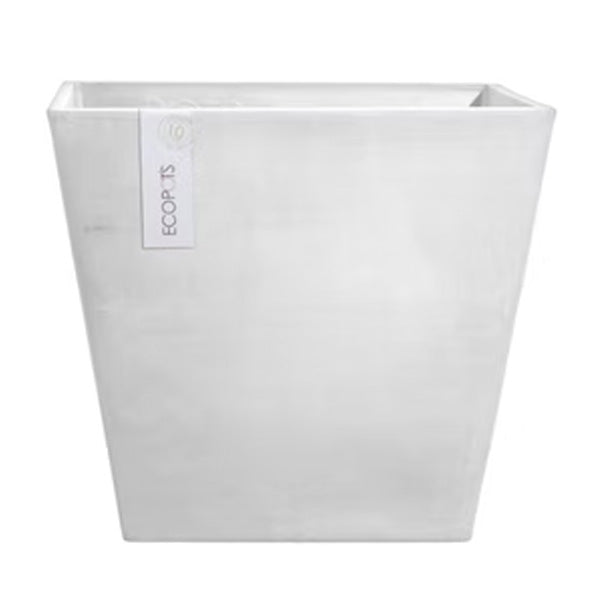 VASO QUADRATO ROTTERDAM GRIGIO CHIARO 30X30X26,5CM