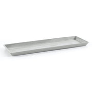 SOTTOVASO RETTANGOLARE GRIGIO CHIARO 55CM