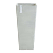 VASO QUADRATO ALTO ROTTERDAM GRIGIO CHIARO 32X32XH70CM