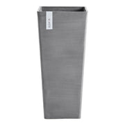 VASO QUADRATO ALTO ROTTERDAM GRIGIO 32X32XH70CM