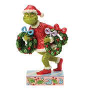 Statuetta Grinch ruba ghirlande 19cm Jim Shore